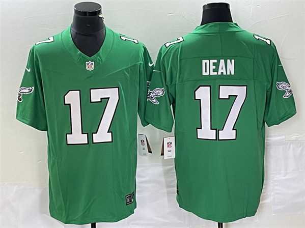 Mens Philadelphia Eagles #17 Nakobe Dean Green 2023 F.U.S.E. Vapor Untouchable Stitched Jersey->philadelphia eagles->NFL Jersey